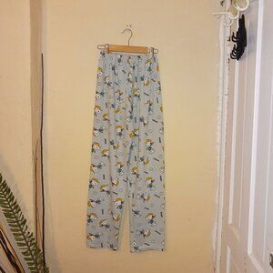 Peanut Snoopy baseball gray pajama bottoms (see measurements for size)